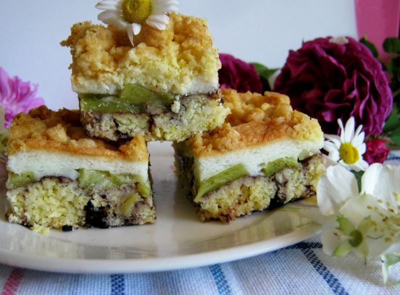 Ciasto z rabarbarem Ciasto z rabarbarem