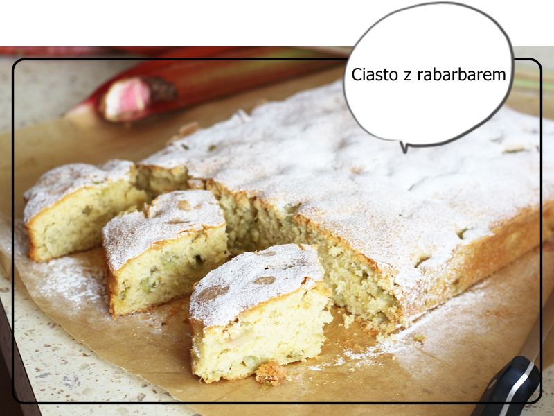 Ciasto z rabarbarem Ciasto z rabarbarem