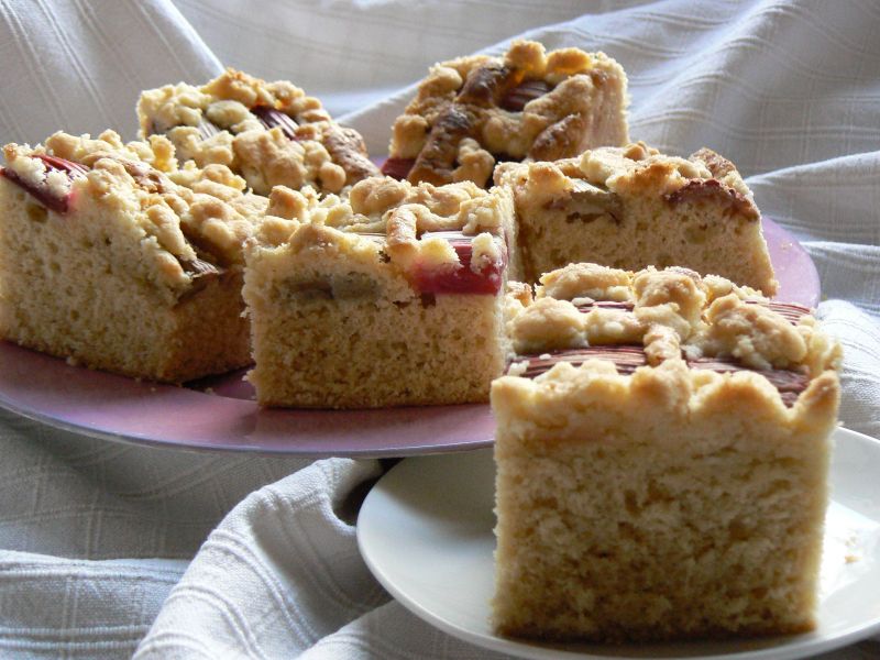 Ciasto z rabarbarem Ciasto z rabarbarem