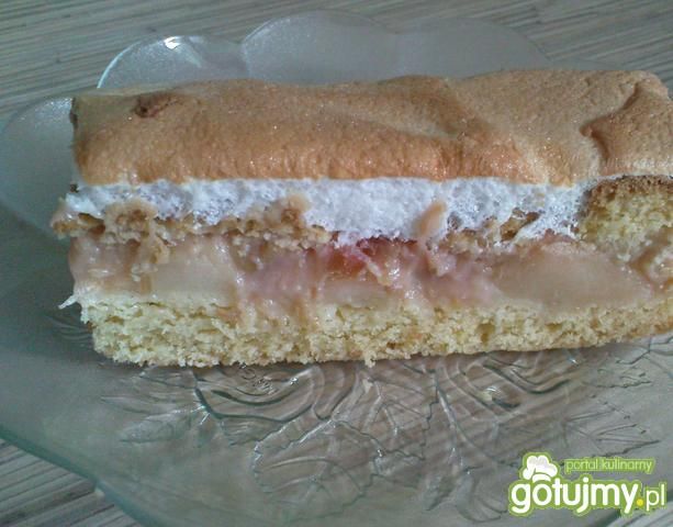 Ciasto z rabarbarem i budyniem