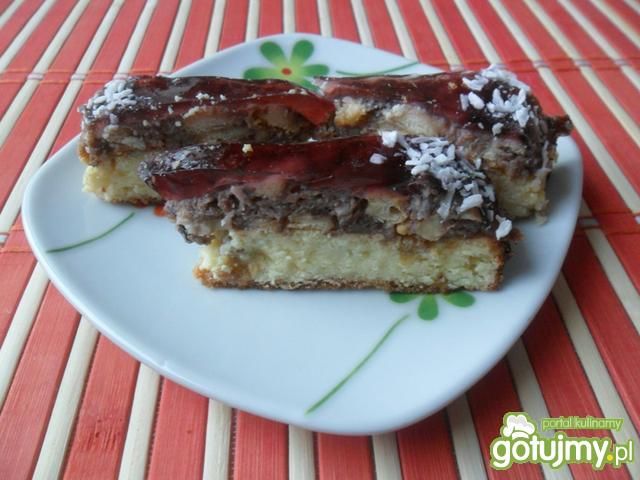 Ciasto z serem i galaretką Ciasto z serem i galaretką