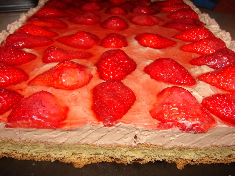 Ciasto z truskawkami Ciasto z truskawkami