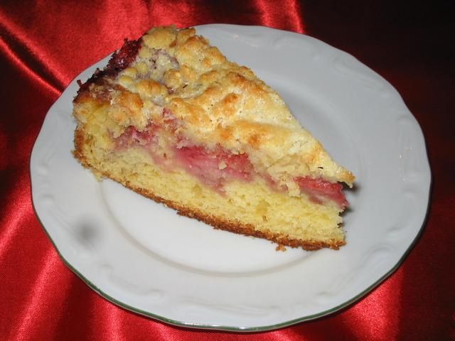 Ciasto z  truskawkami i kruszonka Ciasto z  truskawkami i kruszonka