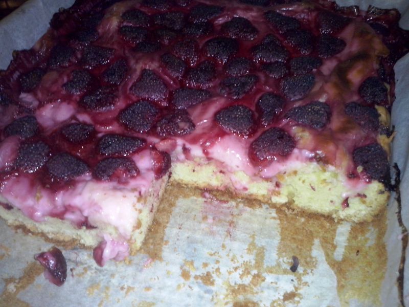 Ciasto z truskawkami na oliwie