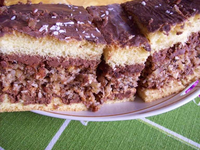 Ciasto z wafelkami Ciasto z wafelkami