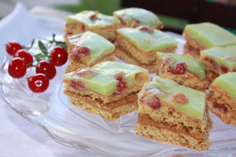 Ciasto z wiśniami na chrupko Ciasto z wiśniami na chrupko