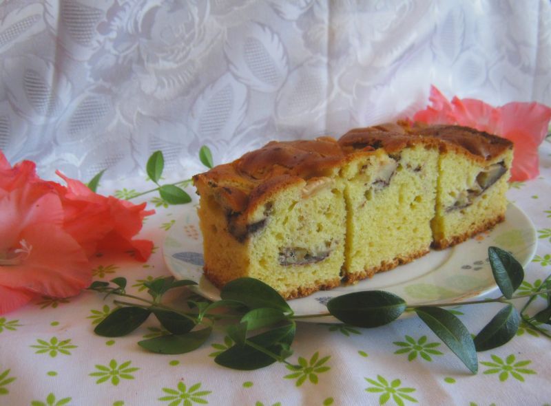 Ciasto z wodą gazowaną i jabłkami w kakao Ciasto z wodą gazowaną i jabłkami w kakao