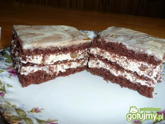 Ciasto z z kremem bakaliowym