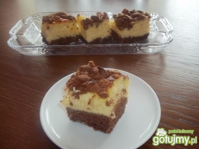 Ciasto z zapiekaną śmietaną