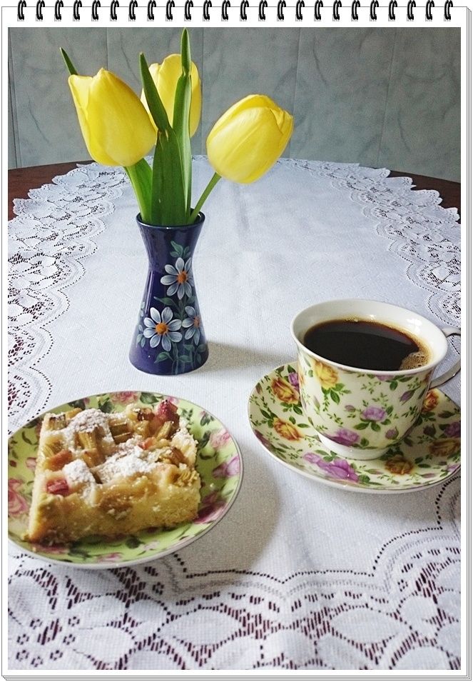 Ciasto zagniatane Eli z rabarbarem Ciasto zagniatane Eli z rabarbarem