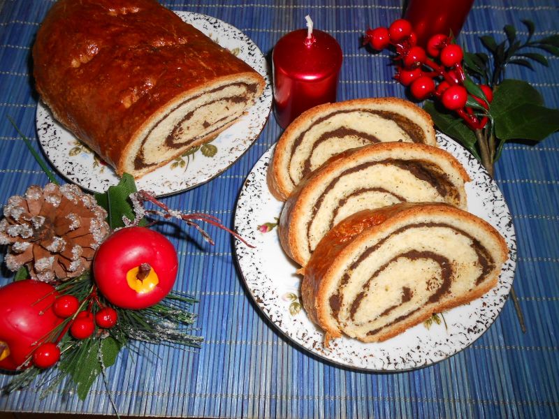 Ciasto zawijane z kakao Ciasto zawijane z kakao