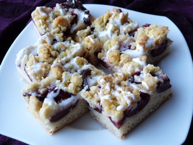 Ciasto ze śliwkami i kruszonką