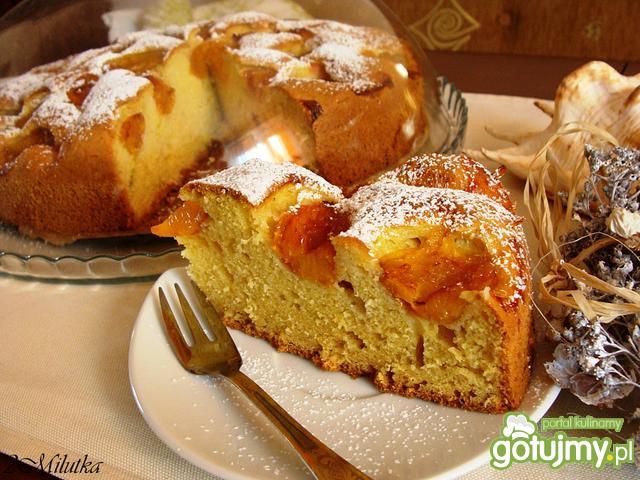 Ciasto ze sliwkami z dodatkiem jogurtu