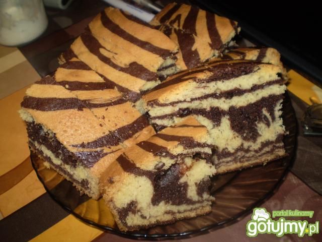 Ciasto zebra. Ciasto zebra.