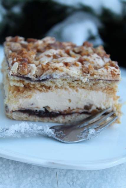 Ciasto zimowe z orzechami