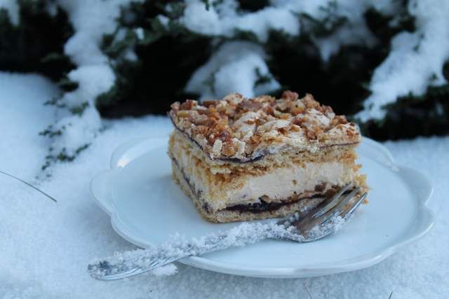 Ciasto zimowe z orzechami