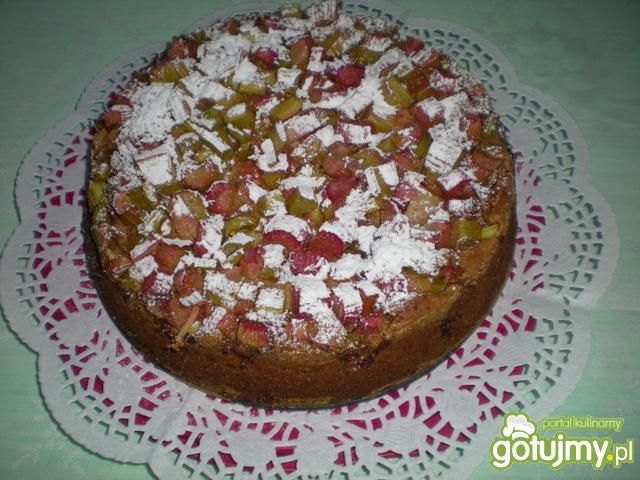 Ciastoz rabarbarem Ciastoz rabarbarem