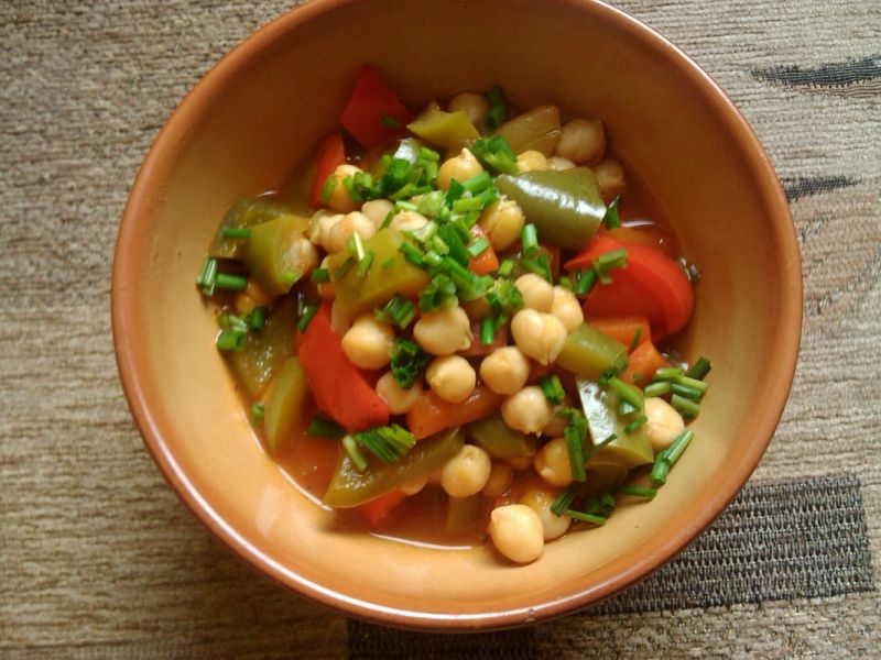 Cieciorka w papryce Cieciorka w papryce