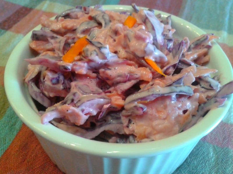 Coleslaw z czerwonej kapusty  Coleslaw z czerwonej kapusty