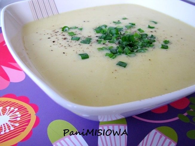 Creme vichyssoise (chłodnik porowy) wg Makłowicza Creme vichyssoise (chłodnik porowy) wg Makłowicza