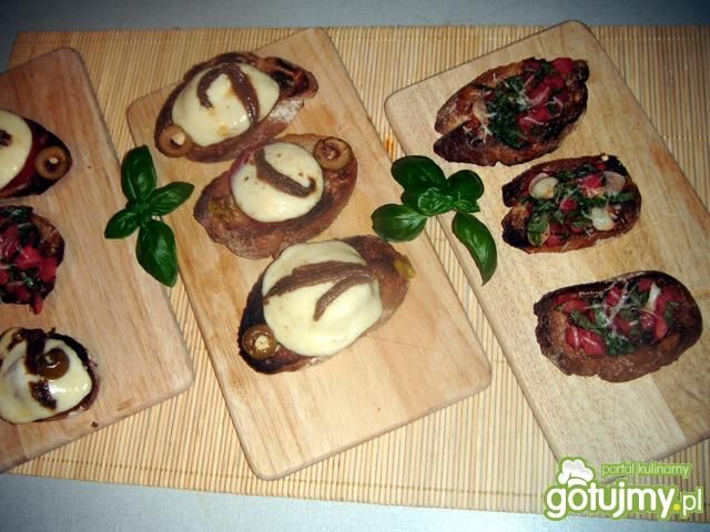 Crostini e bruschetta - czyli przystawki