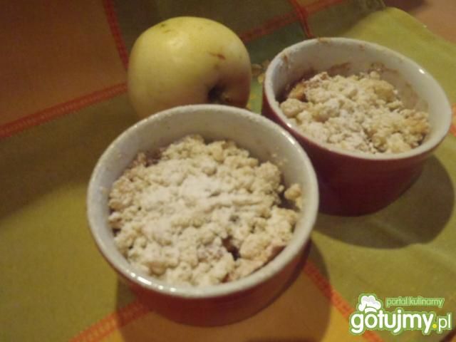 Crumble papierówkowe o zapachu grzańca