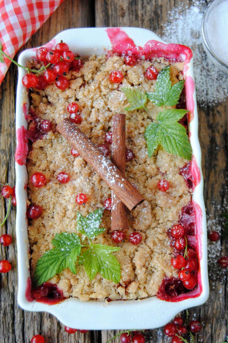 Crumble porzeczkowe Crumble porzeczkowe