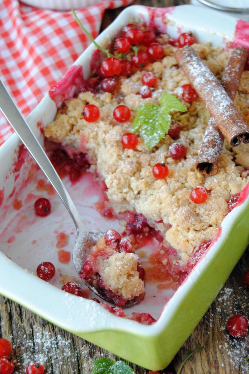 Crumble porzeczkowe Crumble porzeczkowe