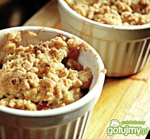 Crumble rabarbarowo-jabłkowe