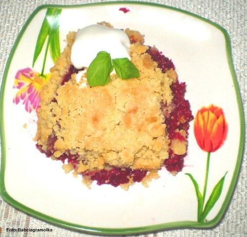 Crumble wiśniowo – malinowe Crumble wiśniowo – malinowe