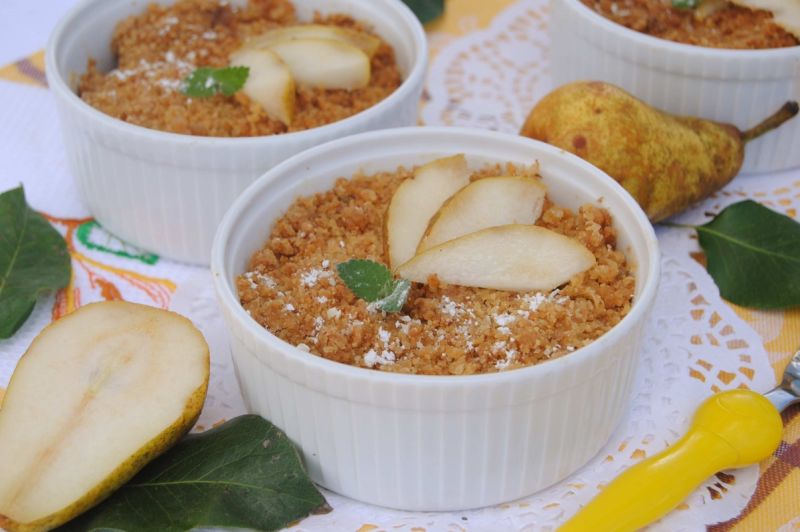 Crumble z gruszką Crumble z gruszką
