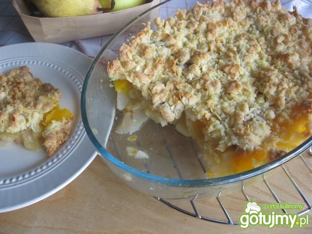 Crumble z mieszanki owoców