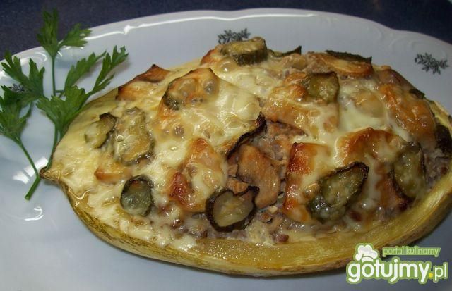 Cukinia faszerowana mięsem mielonym