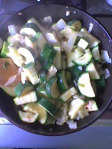 Cukinia na cebulce i kapuście Cukinia na cebulce i kapuście