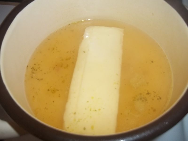 Cukinia w sosie serowym