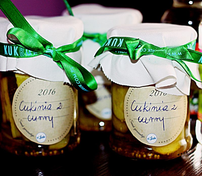 Cukinia w zalewie z curry Cukinia w zalewie z curry