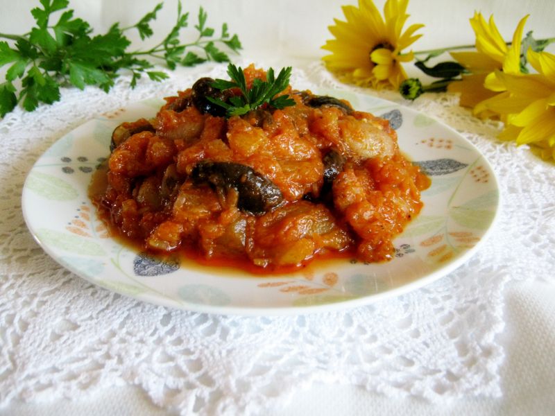 Cukinia z grzybami Cukinia z grzybami