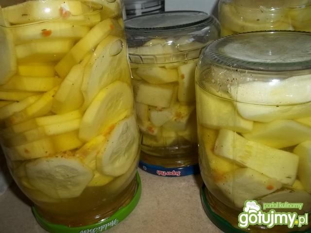 Cukinia z przyprawą vegeta Cukinia z przyprawą vegeta