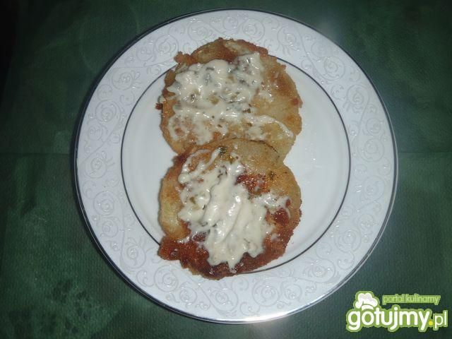 Cukinia z sosem tatarskim