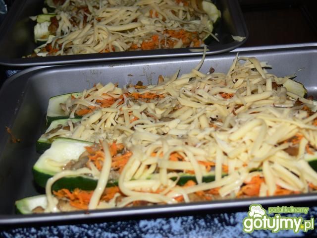 Cukinia zapiekana z marchewką Cukinia zapiekana z marchewką