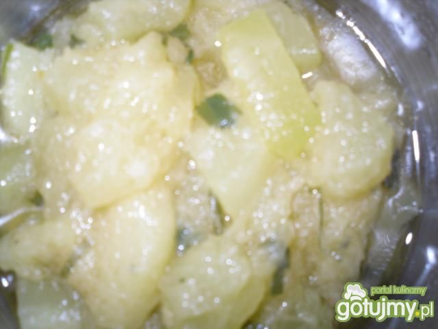 Cukinia ze szczypiorkiem.