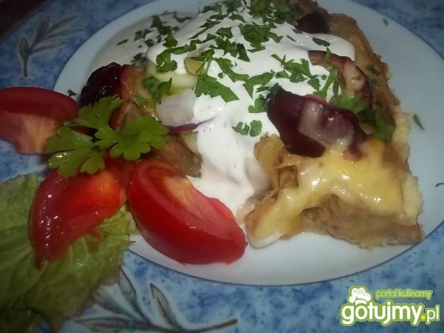 Cukiniowa tarta ze śliwkami i serami Cukiniowa tarta ze śliwkami i serami