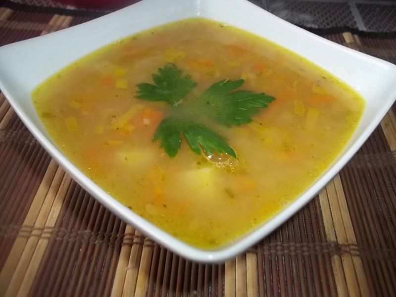 Cukiniowa zupa z soczewicą