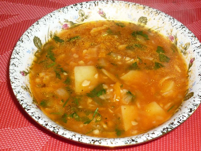 Cukiniowa zupka z warzywami