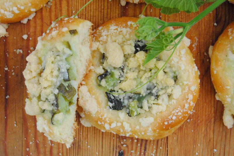 Cukiniowe drożdżówki Cukiniowe drożdżówki