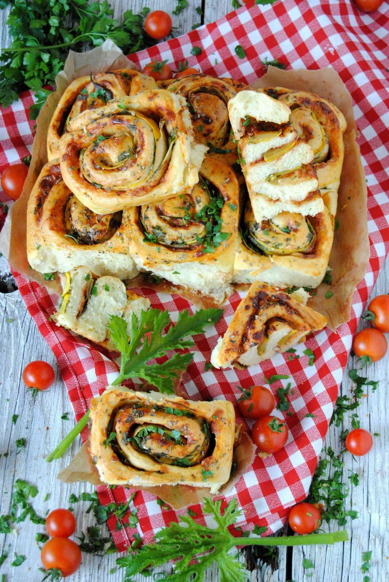 Cukiniowe ślimaczki Cukiniowe ślimaczki