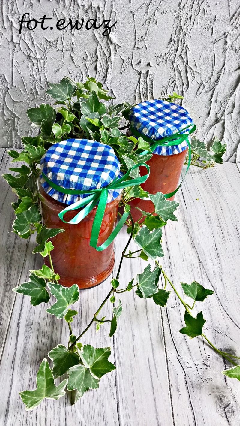 Cukiniowo - paprykowy sos na zimę Cukiniowo - paprykowy sos na zimę