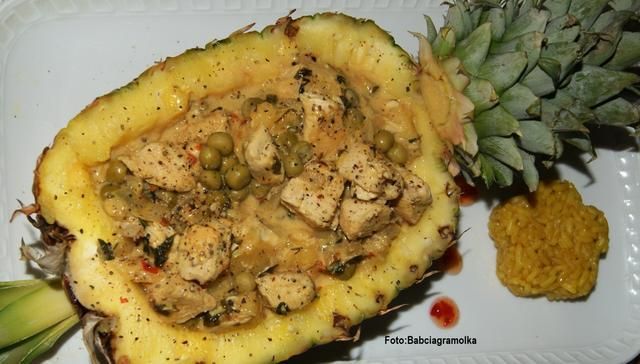 Curry drobiowe z ananasem wg Buni : Curry drobiowe z ananasem wg Buni :