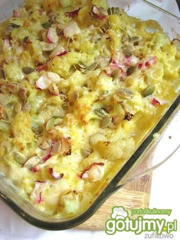 Curry pieczone ziemniaczane z kalafiorem Curry pieczone ziemniaczane z kalafiorem