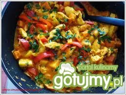 Curry z kurczaka z cieciorką